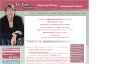 Desktop Screenshot of drkatethomsen.com