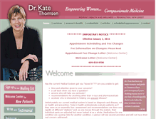 Tablet Screenshot of drkatethomsen.com